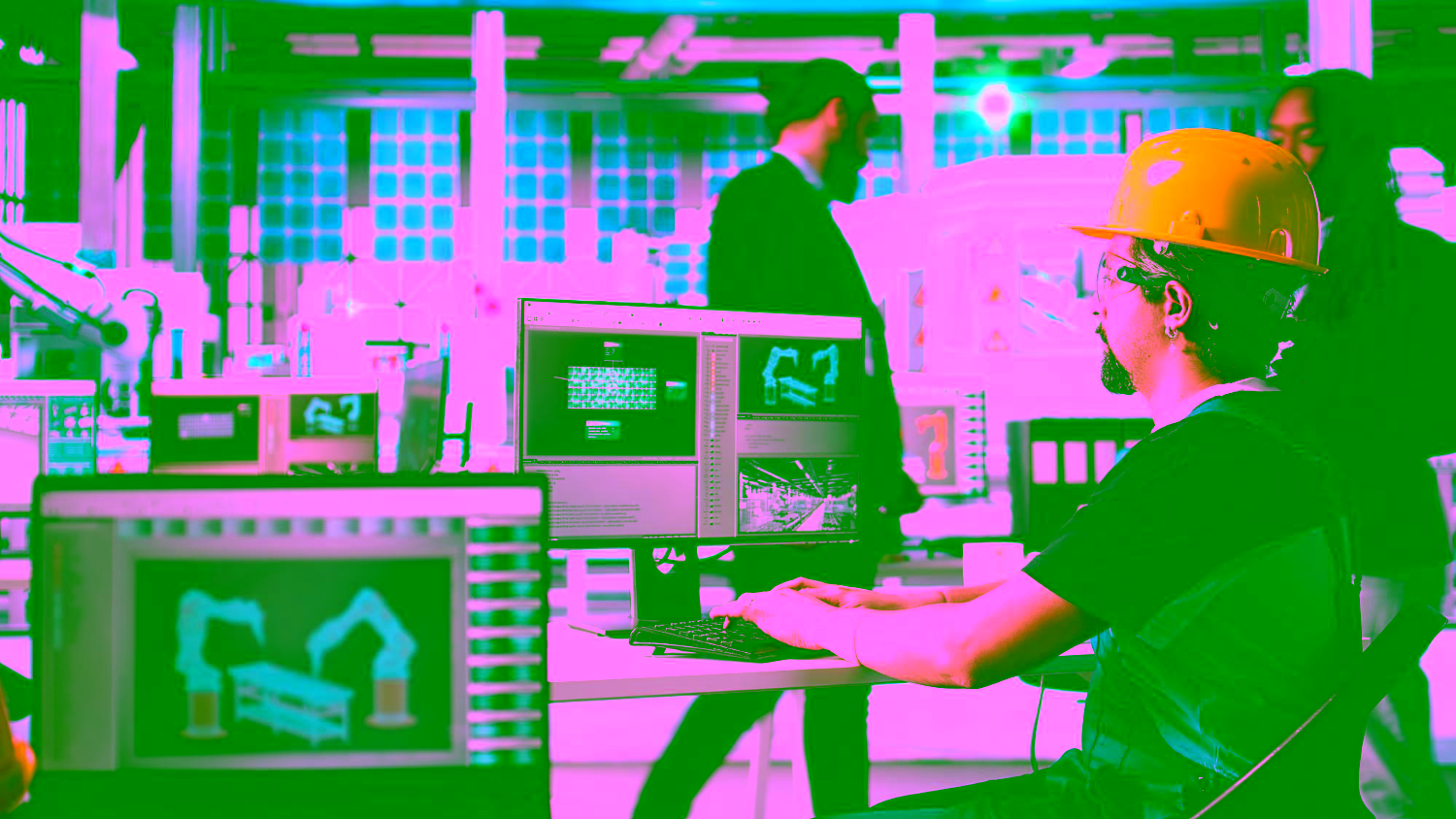 Industrial control room
