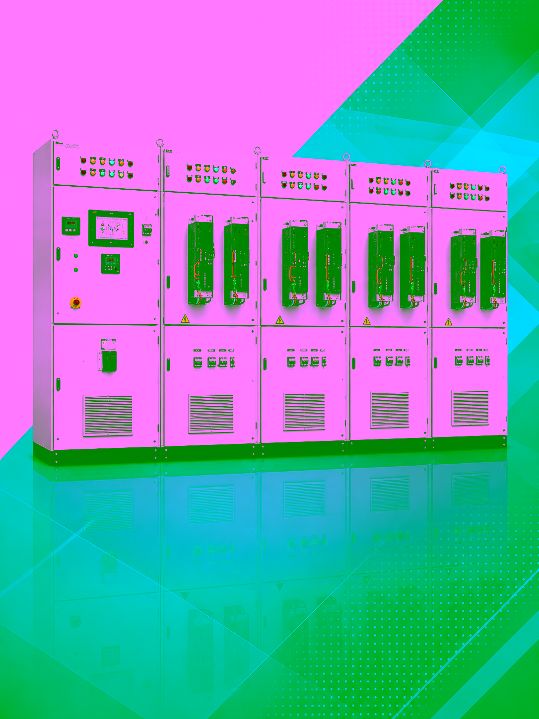 Servo drive control panel